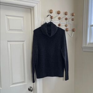 Aritzia - Babaton - Alpaca Blend Turtle Neck Baggy Sweater - Charcoal Grey - S